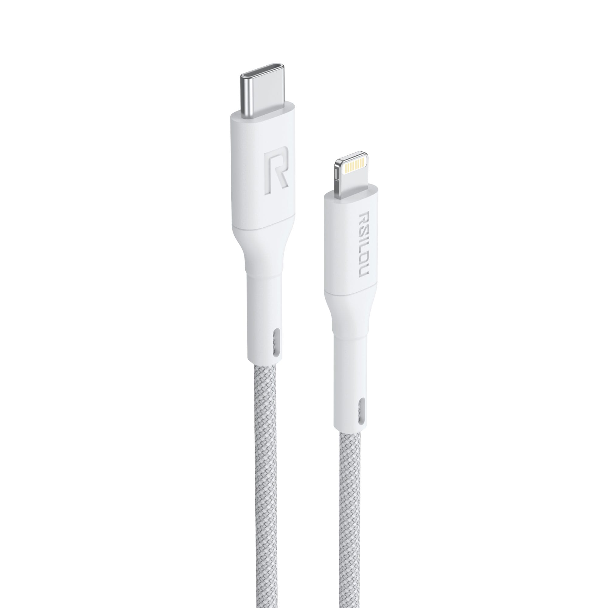 Rsilou Lighting to USB-C Cable, 30W, High Durability and Flexible, Fast charging and data cable, 1M, Copper Wires speed Rate 480Mbps, Tangle and Entanglement free, gray | 12 month local warranty