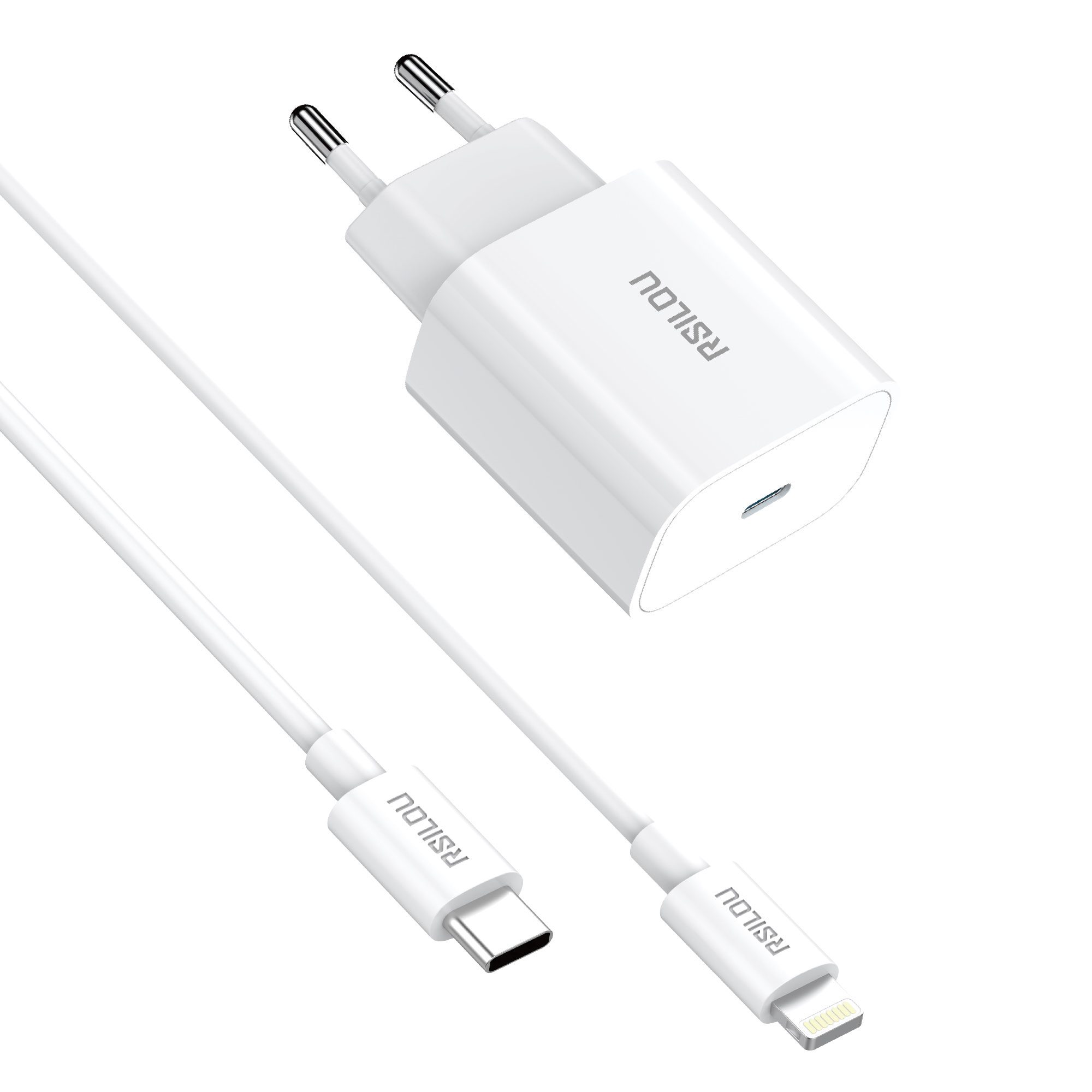 Rsilou R4232-002 20W USB-C Fast Charger, GaN, Compact, Fast, and Reliable Charging, Supports with samsung, oppo, apple and all smartphones, tablets, Bluetooth headphones, etc | 12 month local warranty