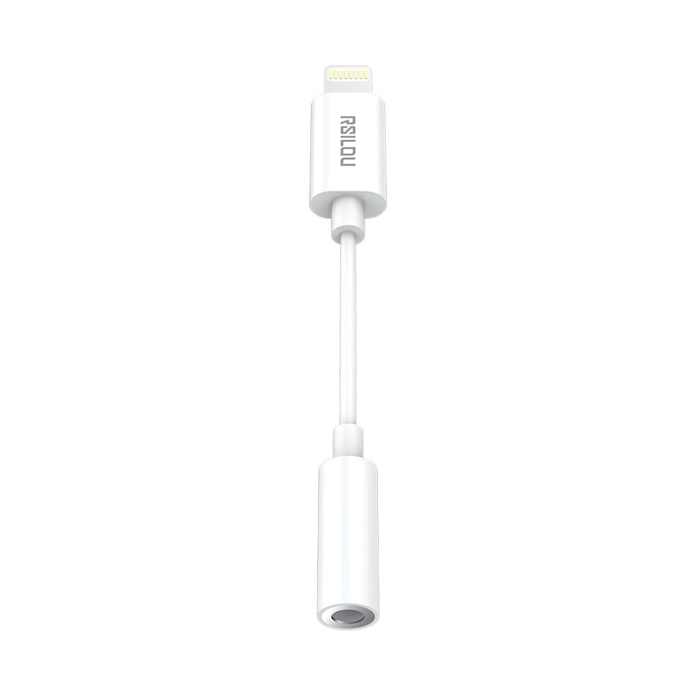 Rsilou cable converter LIGHTNING TO 3.5MM Audio Cable, Plug-and-play, widely compatible with Lightning phones & iPads, 90MM | 12 month local warranty