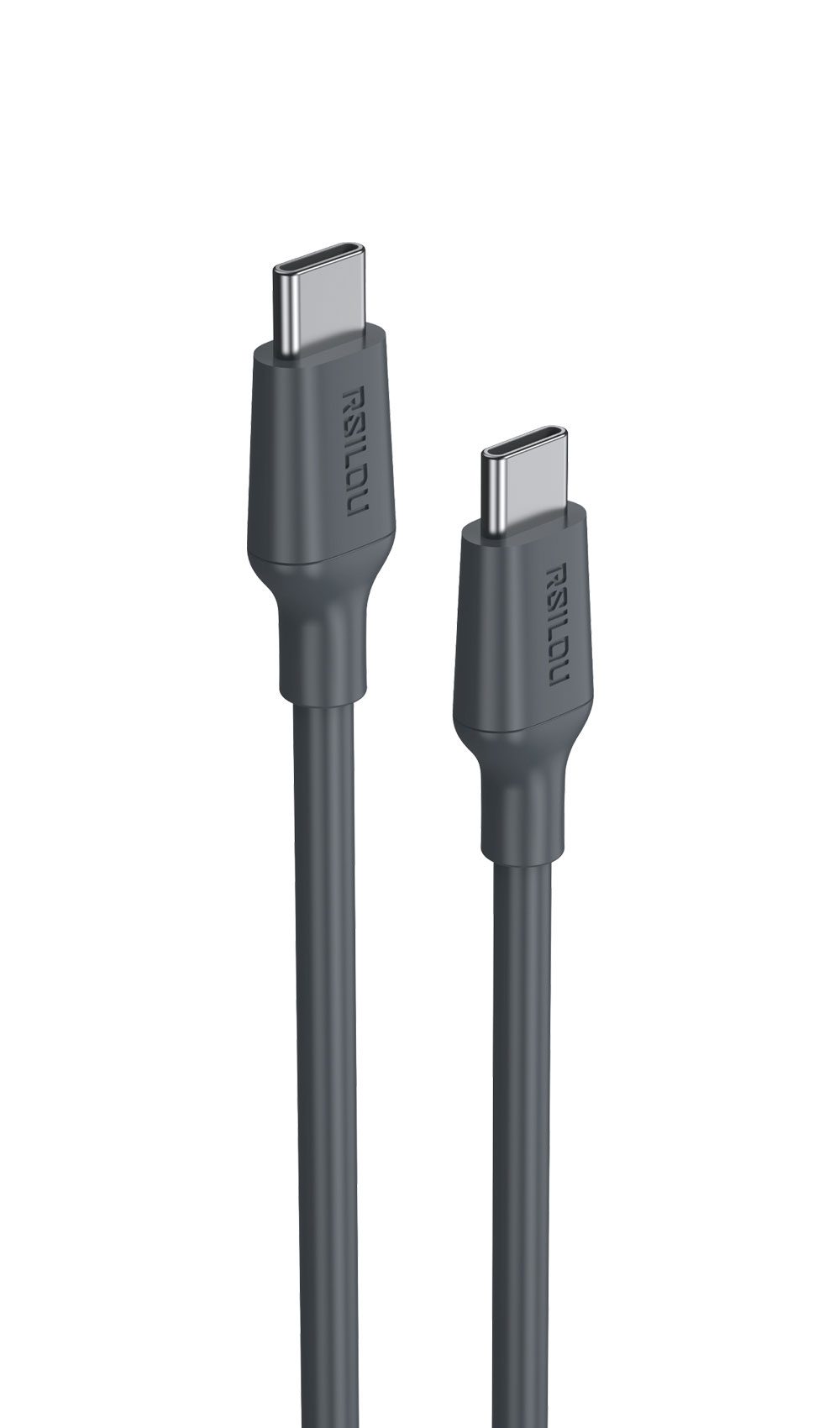 Rsilou R2030-001 USB-C to USB-C Silicone Fast Charging and data Cable, 60W PD, 1.2M, High Durability, Tin Plated Copper, TPE Wires speed Transfer 480Mbps | 12 month local warranty